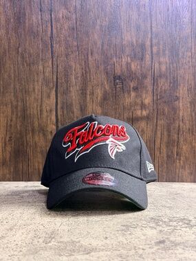 New Era 9FORTY Born x Raised Atlanta Falcons Script Black A-Frame Snapback OSFA